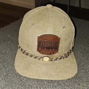 Findlay Tan Cap with Leather Patch
